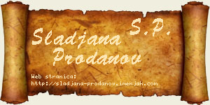 Slađana Prodanov vizit kartica